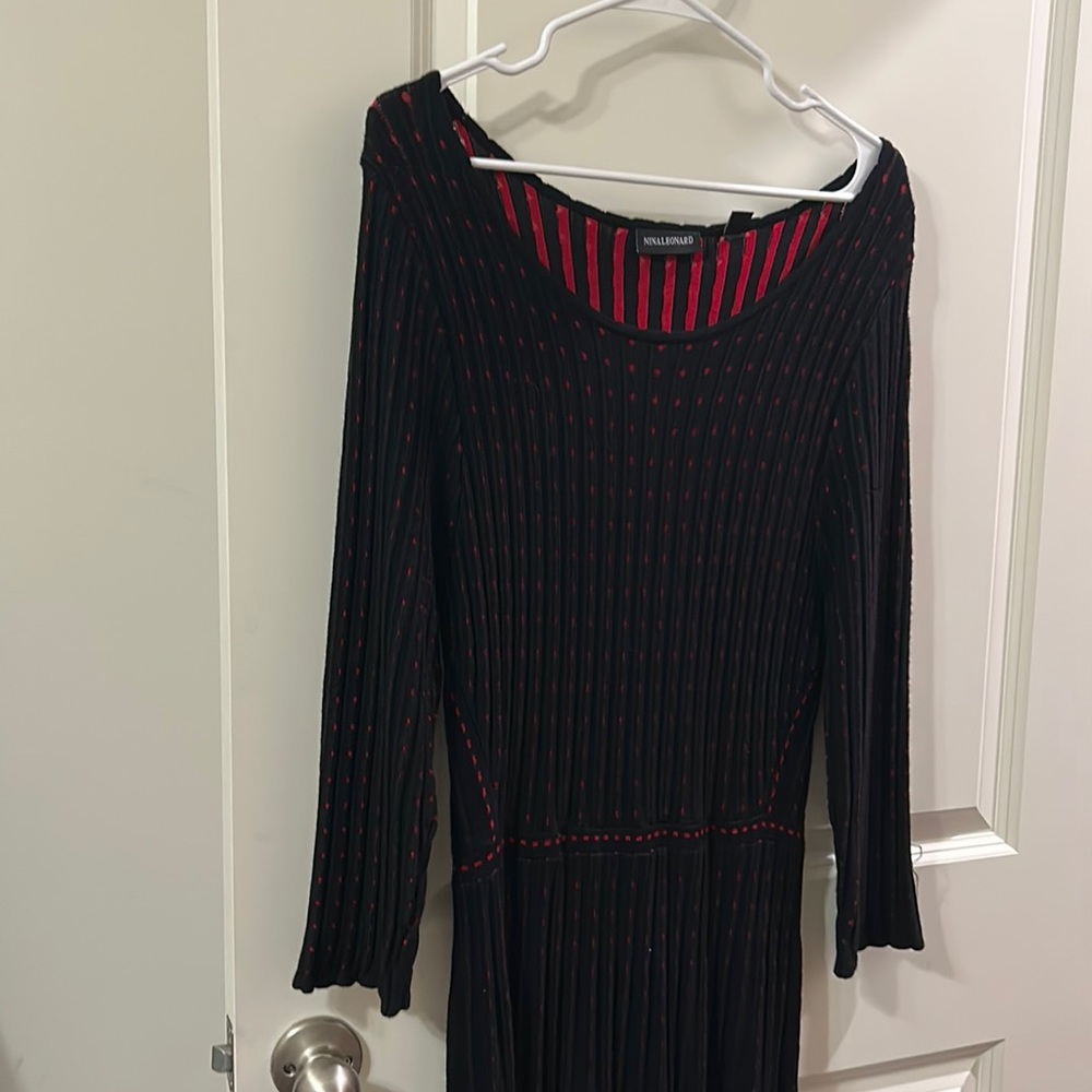 Black And Red Dress